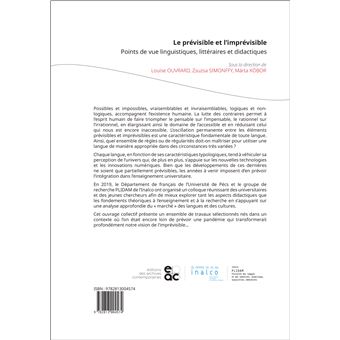 Le prévisible et l'imprévisible