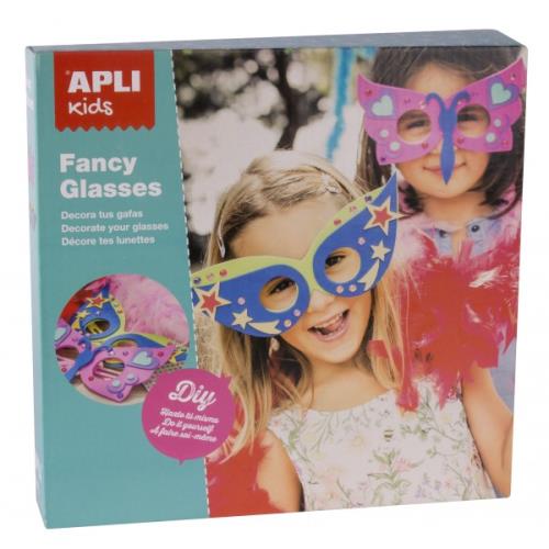 Masques lunettes à décorer Apli