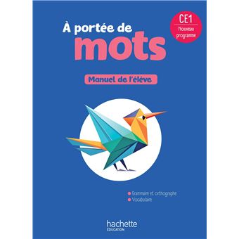 Le nouvel A portée de mots CE1 - Livre élève
