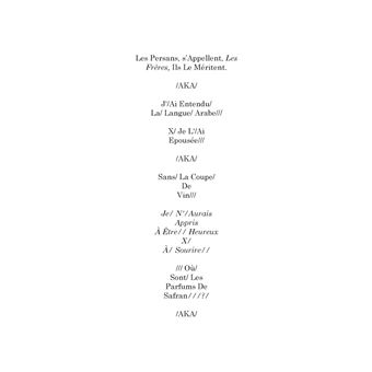 Salutations à mes Frères En Ivresses - Vol.1