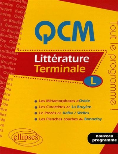Littérature  - Terminale L