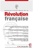 Annales historiques de la Révolution française Nº396 2/2019 Varia