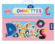 Ma pochette de 45 grandes gommettes - les lettres de l'alphabet en animaux