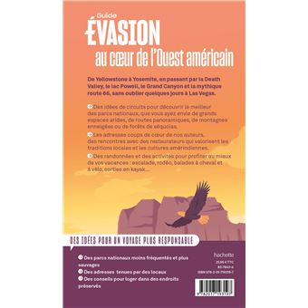 Ouest américain Guide Evasion