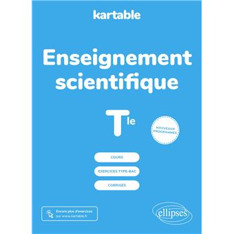 Enseignement scientifique - Terminale - Nouveaux programmes