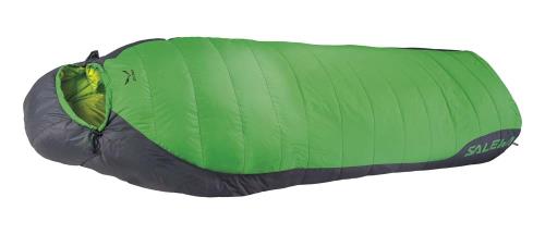 Sac de couchage Salewa Spice Quattro -2° Vert Ouverture à gauche