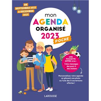 Mon Agenda Famille Organis E Poche Broch Collectif Achat Livre Fnac