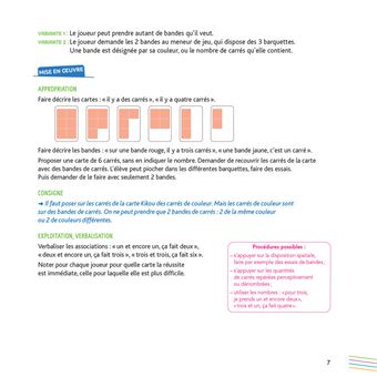 BOITE DE JEUX LES NOMBRES, Composer et décomposer des quantités