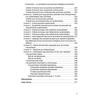 35 psychoses : La classification des psychoses endogènes de Karl Leonhard