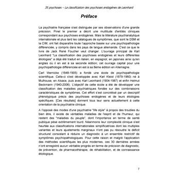 35 psychoses : La classification des psychoses endogènes de Karl Leonhard