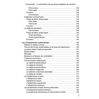35 psychoses : La classification des psychoses endogènes de Karl Leonhard