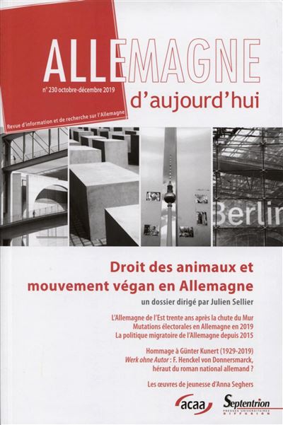 Droits des animaux et mouvement vegan en all