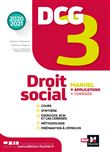 DCG 3 - Droit social - Manuel et applications - Millésime 2020-2021