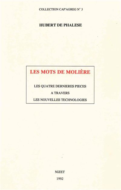 Les Mots de Molière - Hubert De Phalèse - broché