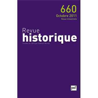 Revue historique 2011