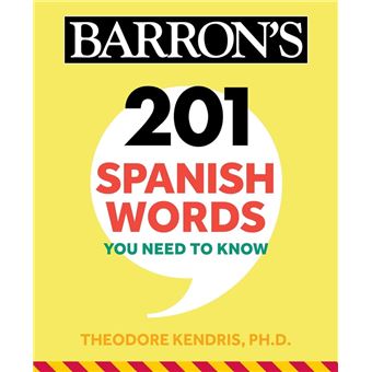 201 Spanish Words You Need to Know Flashcards - 1