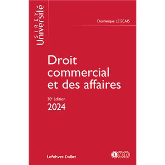 Droit commercial et des affaires 2024