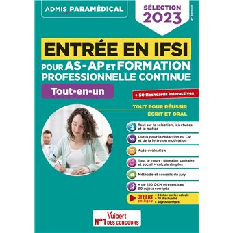 Entrée en IFSI pour AS-AP et formation professionnelle continue (FPC)