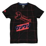 T-shirt homme Nintendo Super Mario Bros. Chain Chomp noir et rose taille M