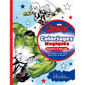 AVENGERS - Coloriages Magiques - Points à relier - Marvel