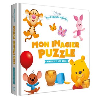 DISNEY BABY - Mes Premiers Puzzles - Winnie et ses amis - Imagier Puzzle 4 pièces