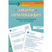 Vakantie oefenblaadjes - Naar het 6de leerjaar