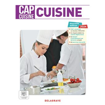 Cuisine 1re et 2e années CAP Cuisine (2024) - Pochette élève