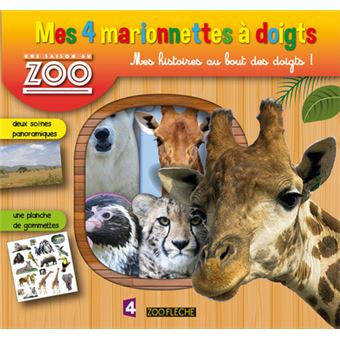 Une Saison au zoo - Mes 4 marionnettes à doigts
