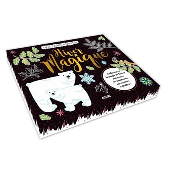 Mon coffret d'artiste - mon coffret a gratter - hiver magique
