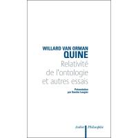 Relativité de l'ontologie et autres essais