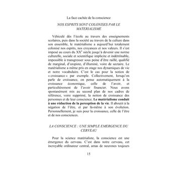 La face cachée de la conscience