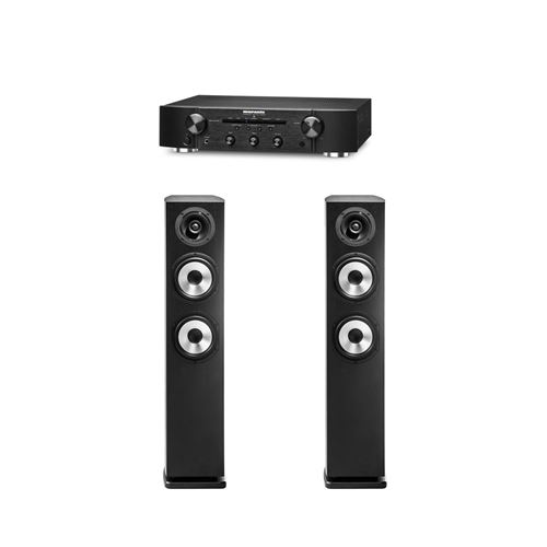 Amplificateur Marantz PM5005/N1SG Noir + Paire d'enceintes colonne Cabasse Jersey MC170 Noir