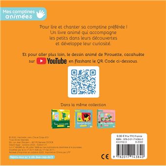 Mes comptines animées - Pirouette, cacahuète