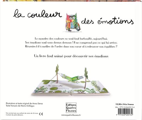 La couleur des émotions - La couleurs des émotions - l'album - Anna Llenas  - cartonné, Livre tous les livres à la Fnac