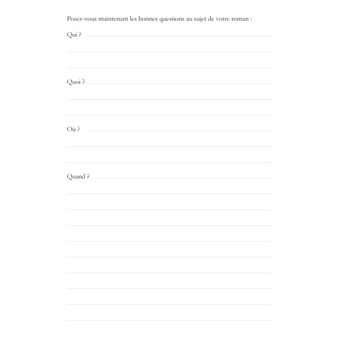 Carnet de l'écrivain