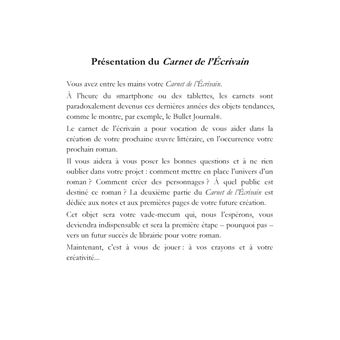 Carnet de l'écrivain