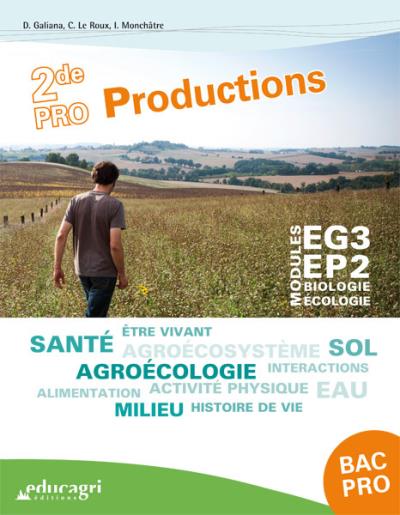 Biologie-Ecologie 2de Bac Pro productions
