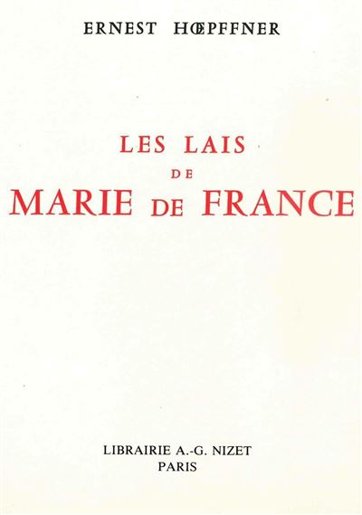 Les lais de marie de france