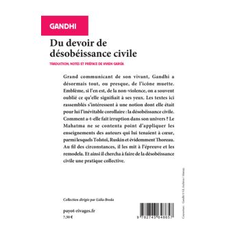 Du devoir de désobéissance civile