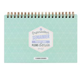 Organisateur semainier Mr. Wonderful Vert