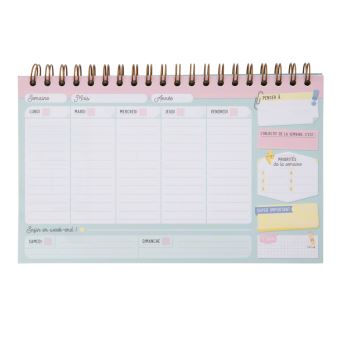 Organisateur semainier Mr. Wonderful Vert