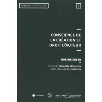 Conscience de la creation et droit d auteur