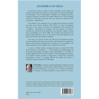 L'économie au XXIe siècle