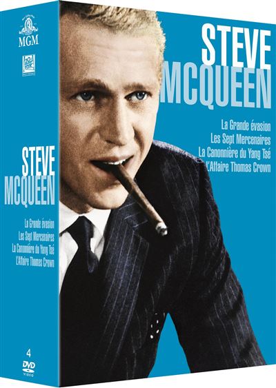 Coffret Steve McQueen 4 films DVD - DVD Zone 2 - John Sturges - Norman ...