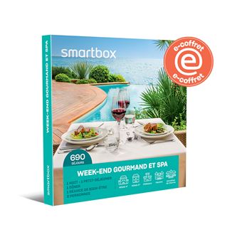 E-COFFRET SmartBox Week-end gourmand et spa - 1