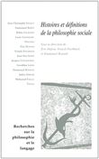 Histoires et définitions de la philosophie sociale