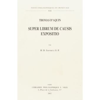 Super librum de causis expositio