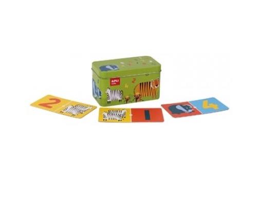 APPLI B.DOMINO ANIMAUX 36P BTE METAL