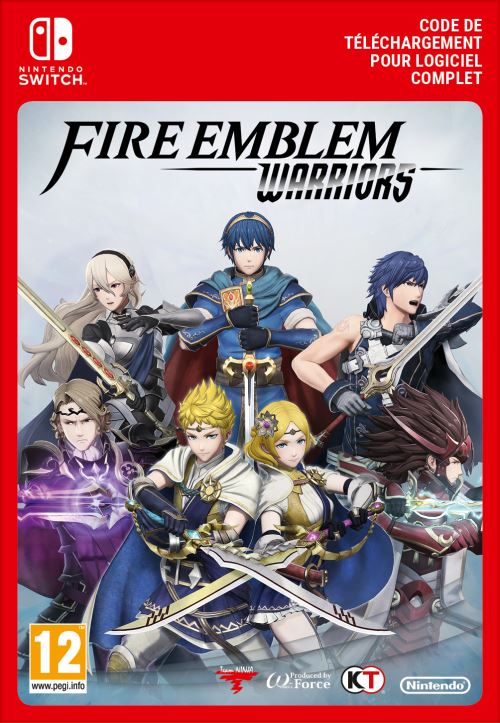 Pochette avant du jeu Code de téléchargement Fire Emblem Warriors Nintendo Switch