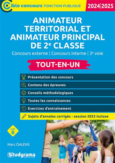 Animateur Territorial – Animateur Principal De 2e Classe – Tout-en-un ...